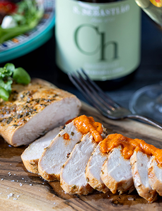 Grillet kyllingebryst med mojo sauce