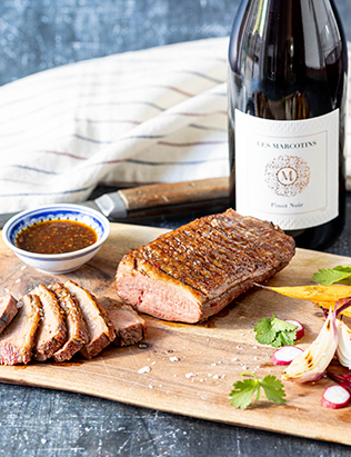 Asiatisk grillet andebryst