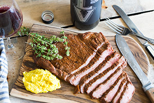 Flanksteak med kartoffelsalat